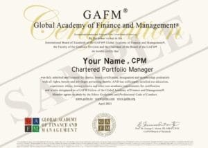 CPM Chartered Portfolio Manager training certificate in Kuwait
