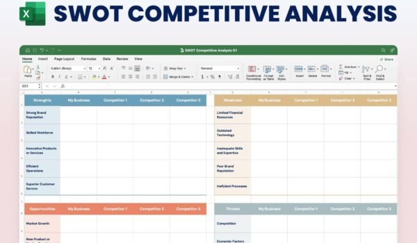 swot-competitive-analysis-excel-template swot-competitive-analysis-excel-template